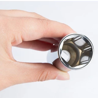 LONFY ชุดประแจ Hex Socket 1/4 3/8 1/2 ซ็อกเก็ตลึก Chrome Vanadium Steel เครื่องมือวงล้อยาวสั้นพร้อมตัวยึด