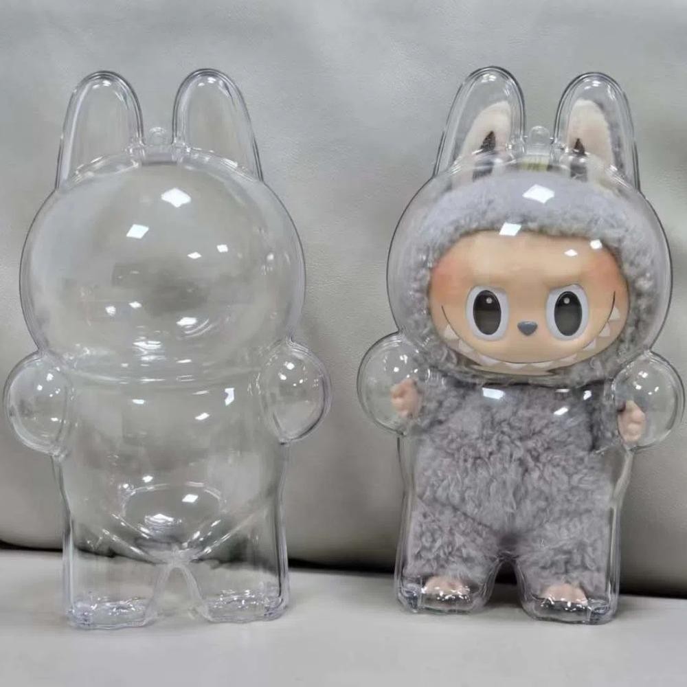 Tumzap Labubu Protective Shell กันน้ําป้องกันการสูญหาย|Labubu Storage Bag, Collectible Peadant Dustproof Portable Doll 3D Display Box Daily
