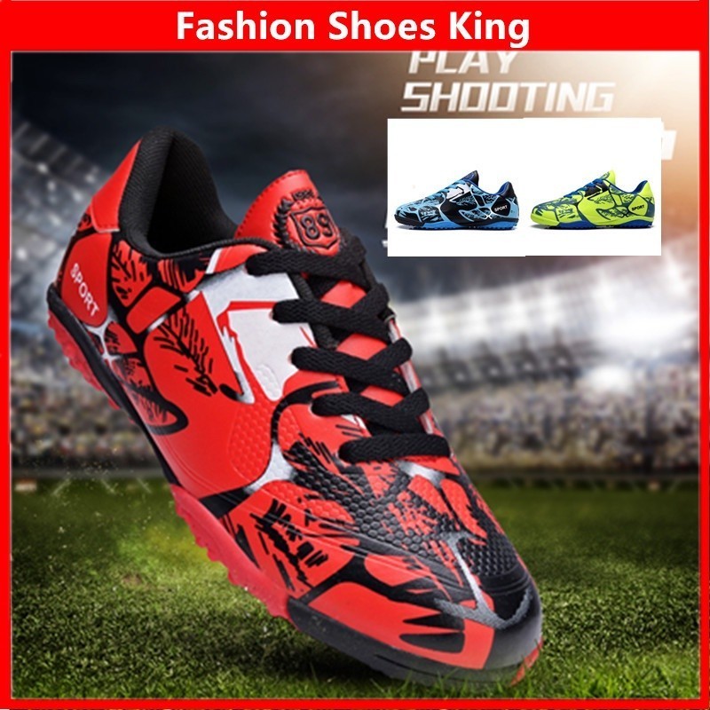 【 ส่งจากไทย 】 Professional Competition Mens Five-a-side Training Football Shoes