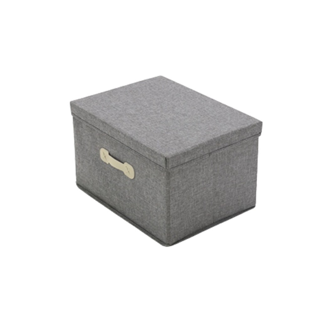 SB Design Square LS กล่องอเนกประสงค์ รุ่น #A01/30L ผ้า/สีเทา (41x31x25 ซม.)  แบรนด์ LIVING STORY