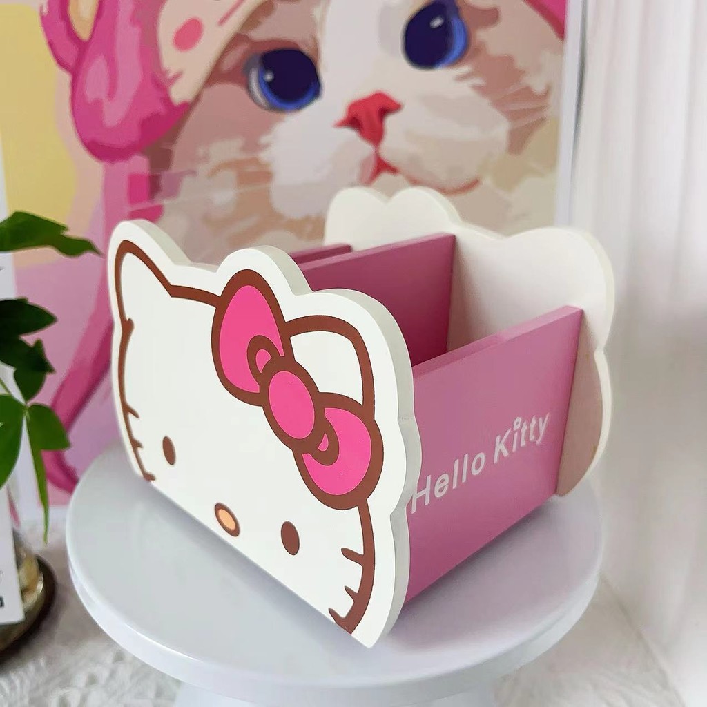 Hello Kitty Hello Kitty กล่องเก็บของห้องนั่งเล่นโต๊ะกาแฟกล่องเก็บของมัลติฟังก์ชั่นหอพักเดสก์ท็อปชั้นเก็บของน่ารัก ราคา ถูกที่สุด ดีลบีเคเค รูปภาพหลัก