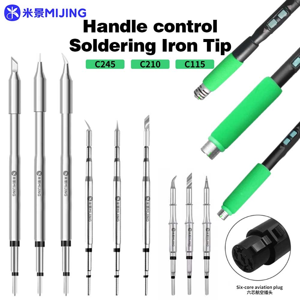 Mijing C210 C245 C115 สถานีบัดกรีปลายหัวแร้งที่รองรับ