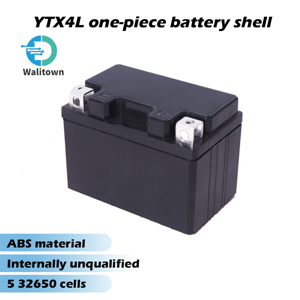 (ไม่มีแบตเตอรี่) YTX4L 12V4ah/ YTX5 12V5ah/ YTX7 12V7-1A รถจักรยานยนต์เริ่มแบตเตอรี่ลิเธียมฝังพลาสติ