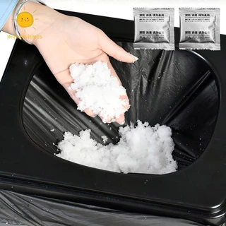 48pcs Camping Toilet Powder เจลดูดซับนิเวศสําหรับ Camping Toilet ห้องน้ําแบบพกพา Chemicals Liquid Waste Gelling Deodorizing
