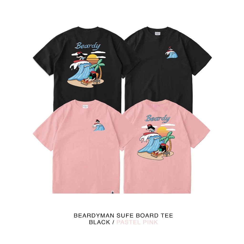 Beardyman Surfboard Tee