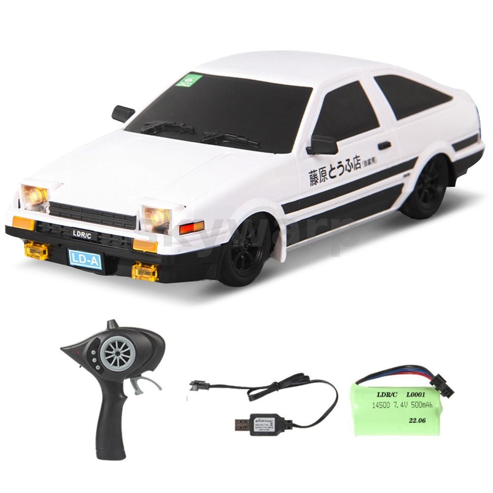 Ldrc LD-A86 RTR 1/18 2.4G RWD RC รถ Drift VehiclesLED ไฟ Full Proportional ควบคุมรุ่นของเล่น