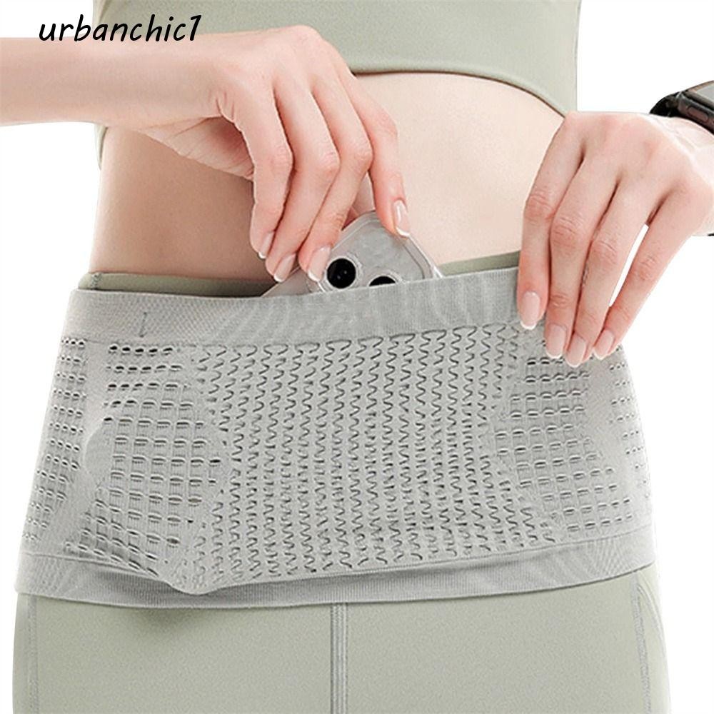 Urbanchic Running Belt Sports Wear Fitness Mobile Phone Bag Sports Money Belt Phone Holding For Women Men เอว Pack