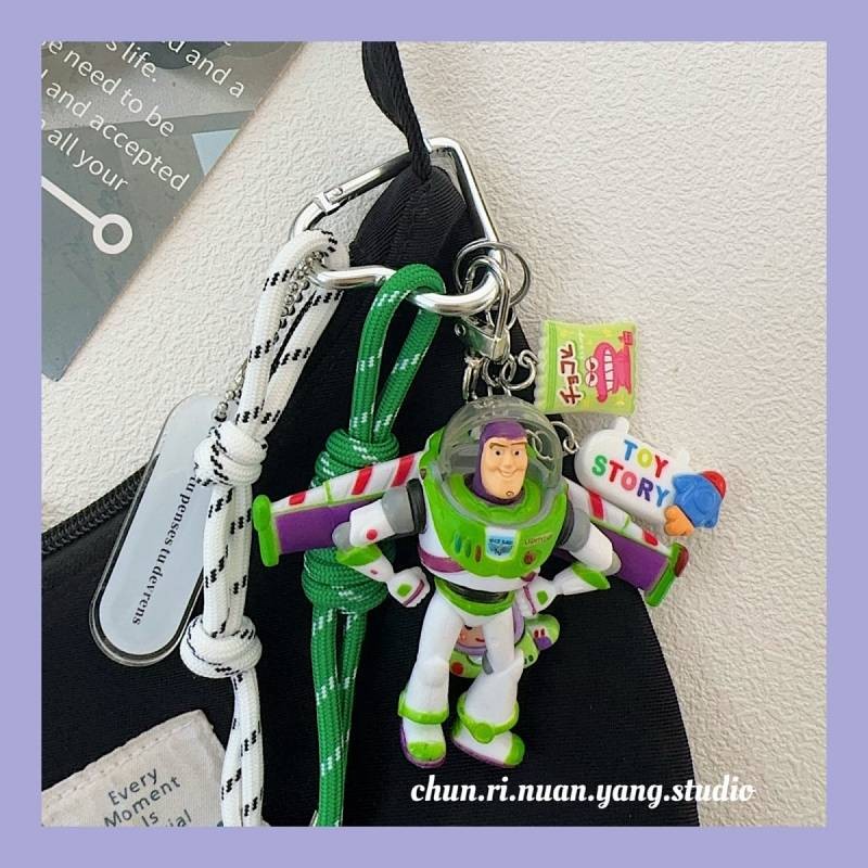 Original Ins Hudi Basguang Year Miu Series Car Keychain Handbag Pendant Woven Lanyard Gift o6CO