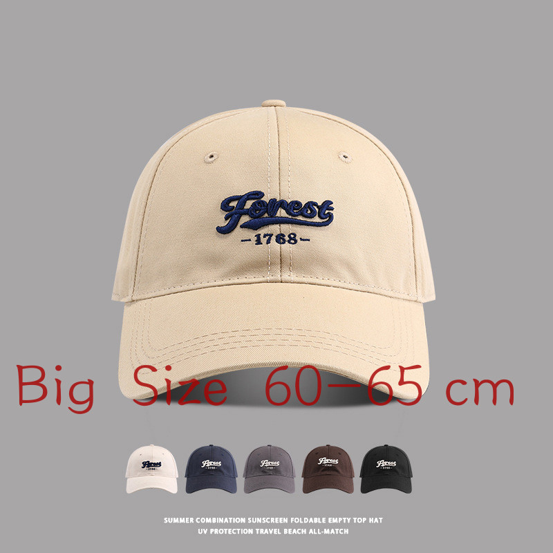 Big Head Man Plus ขนาดเบสบอลหมวกผู้ใหญ่กลางแจ้งผ้าฝ้ายขนาดใหญ่ Snapback หมวก 56-60 ซม.60-65 ซม.