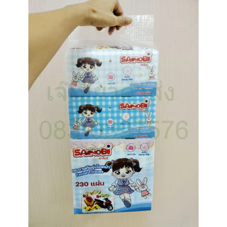 {ยกลัง} กระดาษทิชชู่ กระดาษเช็ดหน้า หนา 2 ชั้น DTD-001-168แผ่น / DTD-002-230แผ่น กระดาษชำระ