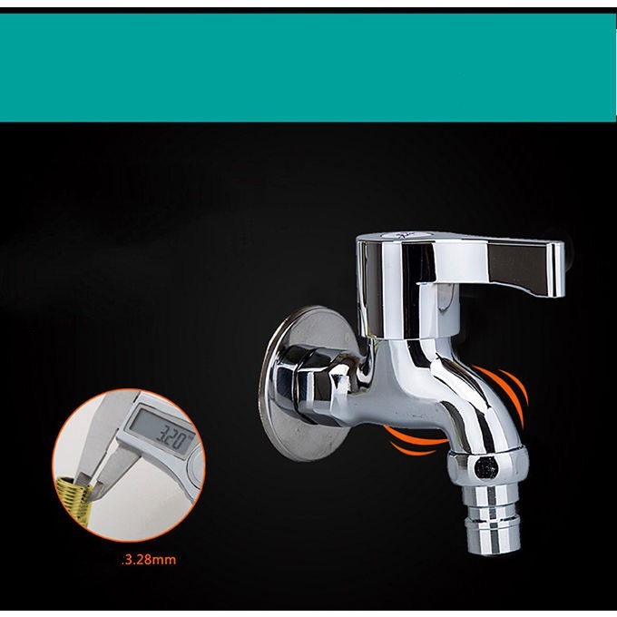 TOOLIX ก๊อกน้ำสนามสแตนเลสแท้ ก๊อกคาสั้น - รูปที่ 3