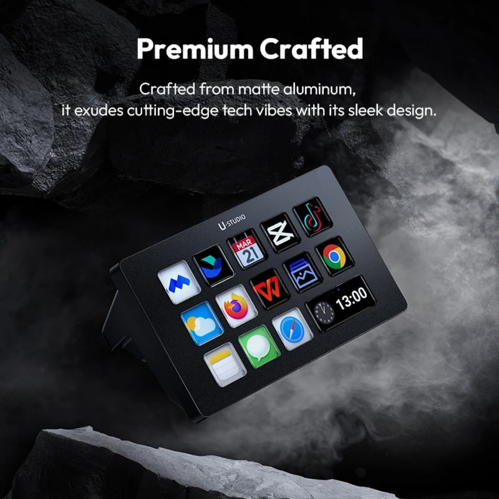 Ulanzi D200 Stream Deck Live Content Creation Controller ชุดควบคุมคำสั่งลัด ปุ่มลัด ไลฟ์สด สตรีมเกม