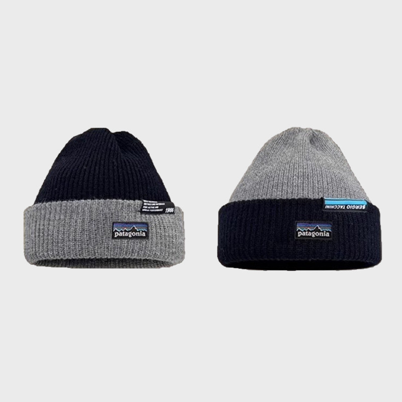 หมวกทําด้วยผ้าขนสัตว์ Patagonia Windproof Warm All-Match หมวกถัก