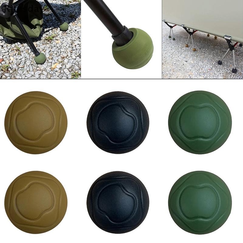 Ritasday 1/4pcs Moon เก้าอี้เท้า Camping เก้าอี้เท้า Protectors Stabilizing ยาง Ball Feet Pad Universal ฐานใหม่