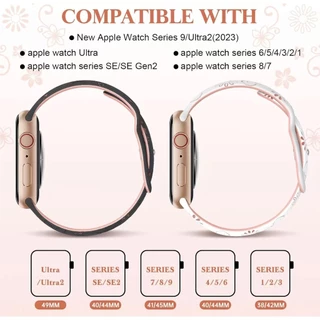 แกะสลักสายรัดซิลิโคนสร้อยข้อมือสําหรับ แอปเปิล ดู 46/40/44/41/49 มม.45 มม.38 มม.42 มม.สําหรับ ฉันดู ชุด 10 9 7 กับ 6 5 4 3 2 1 8 พิเศษ