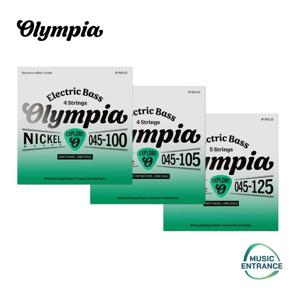 Olympia EXPLORE Series สายเบสไฟฟ้า สายเบส 5 สาย Nickel Wound Bass string รุ่น XP-B45