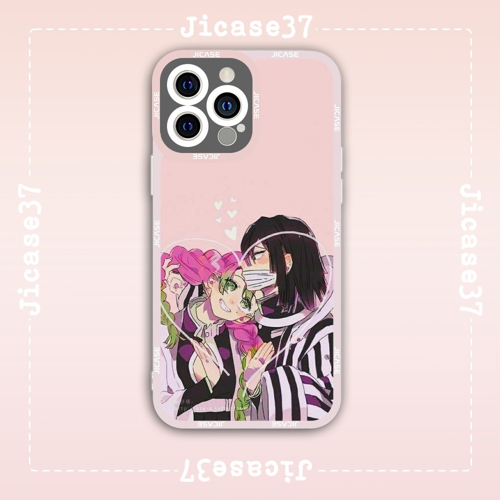 เคส iPhone Otp Obanai vs Mitsuri Square Edge จากอนิเมะ Demon Slayer