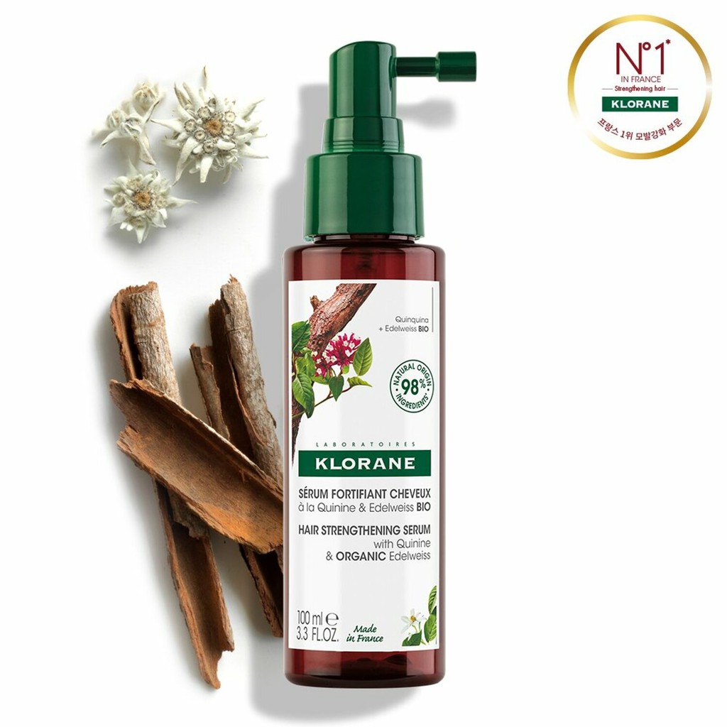 [Olive Young] KLORANE Hair Strengthening Serum with Quinine & Edelweiss 100mL