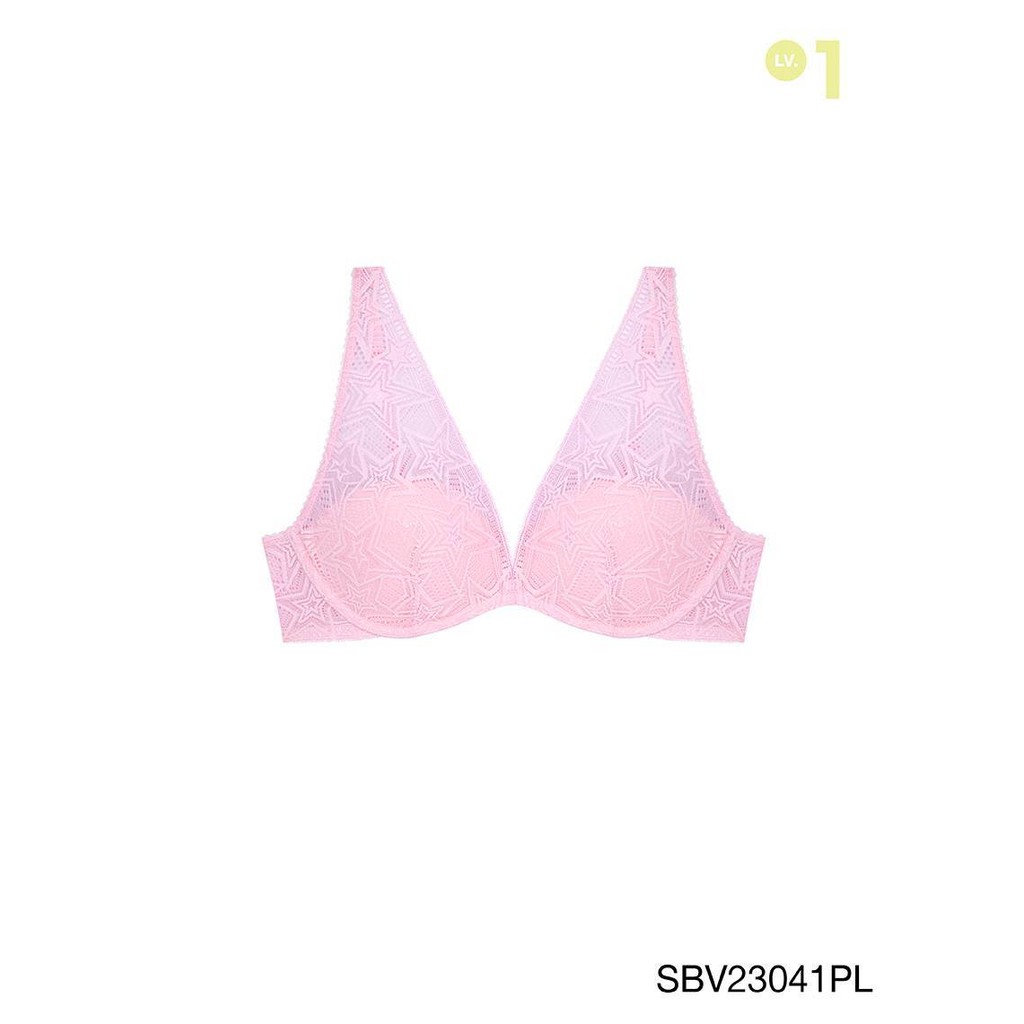 Sabina Basic Lace Summer 24 Level 2 เสื้อชั้นใน มีโครง รหัส SBV23041PL - สีชมพูอ่อน