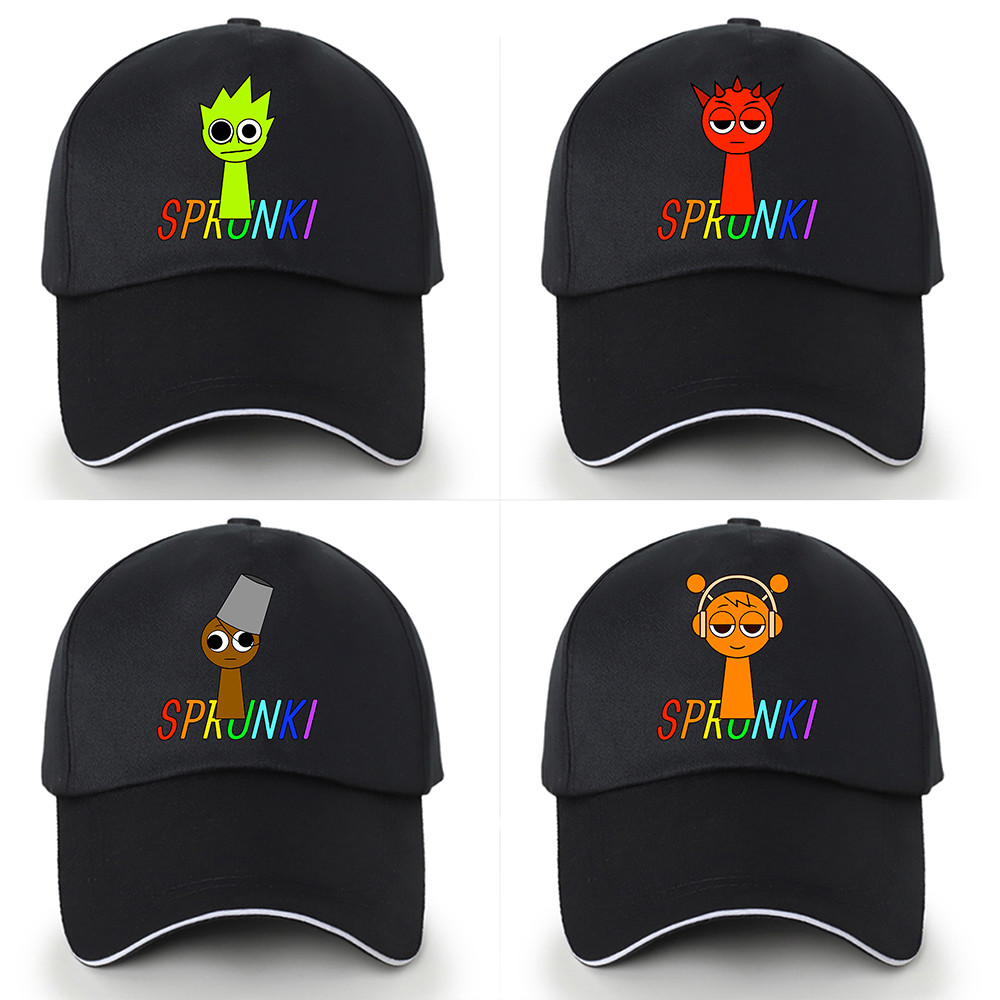 Mingyuan sprunki raddy oren Simon เบสบอลหมวกผู้ชายสบายกีฬาหมวกปรับ Breathable Sun หมวก peaked CAP