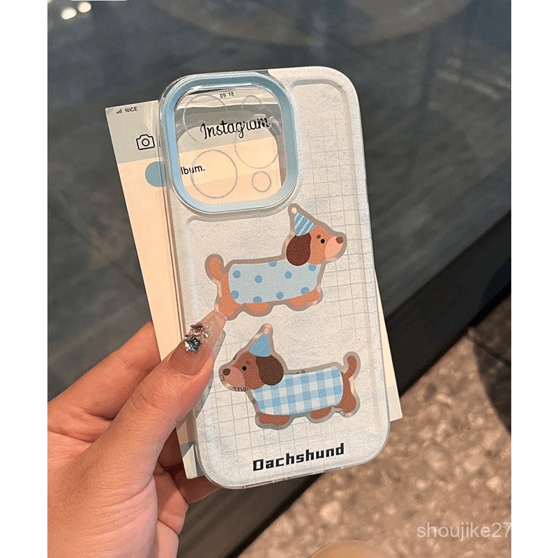 เคสมือถือสำหรับแอปเปิ้ล15PROMAX ลายสก๊อตสำหรับสุนัขพันธุ์ดัชชุนด์14เคสนิ่ม12รุ่นฮิตสำหรับ iphone14 11/X fil6