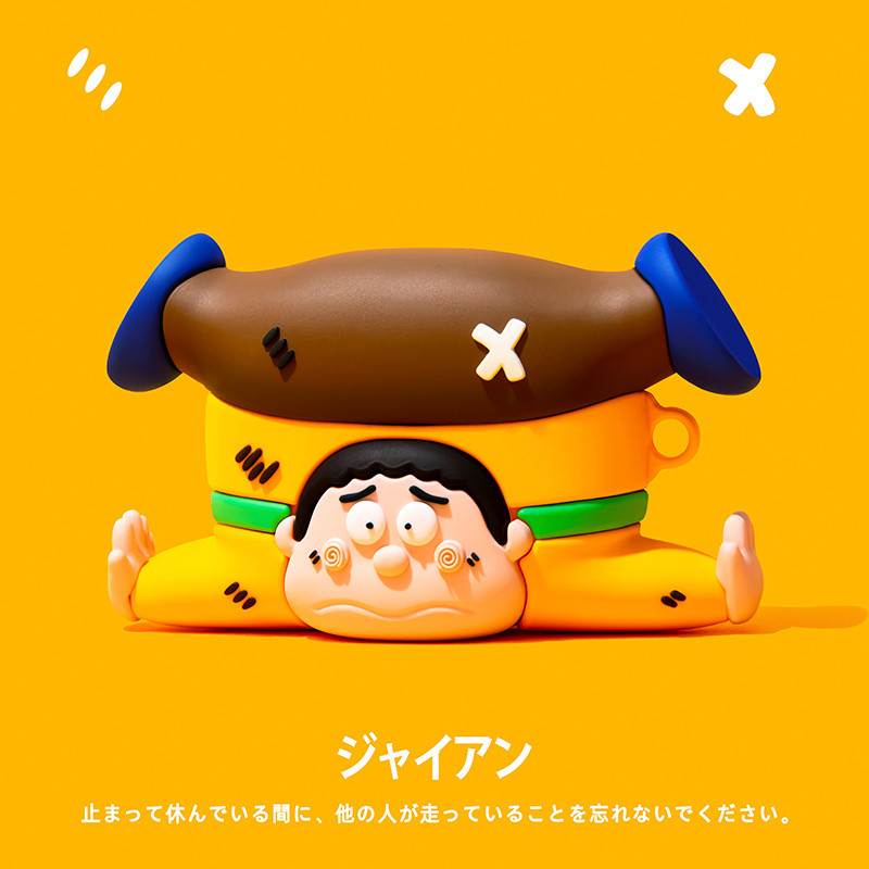 เคส Big G น่ารักสําหรับ AirPods4/4ANC(2024)1/2/3/Pro/Pro2 เคสซิลิโคนอ่อนนุ่มพร้อมคาราบิเนอร์