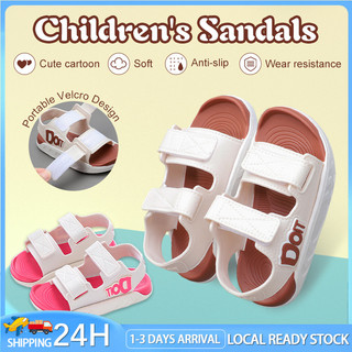 Korean Style Trendy Fashion Soft NonSlip Kids Sandals Toddler Beach Shoes