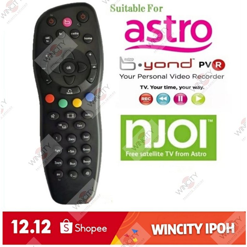 WSS ASTRO REMOTE สําหรับ ASTRO PVR, ASTRO BEYOND, NJOI, UNIFI HYPPTV,MY TV,DVTV,PAN.TX