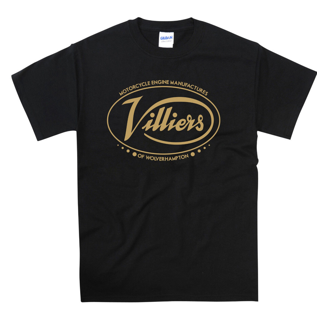 Villiers Motorcycle Engine T Shirt Classic Biker Chopper Bobber JAP