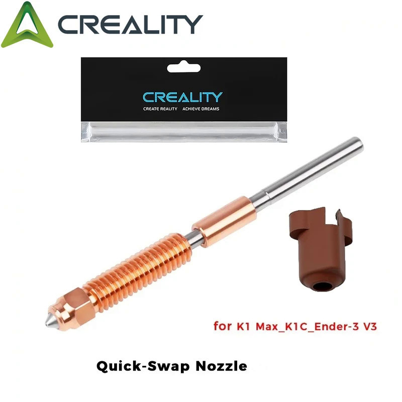 Creality Quick-Swap Nozzle 0.4mm 1pcs for K1 Max K1C Ender-3 V3 Hardened Steel Nozzle Upgraded High-