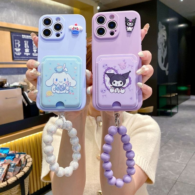 Kuromi Yuguigou Photo Card Slotกระเป๋าสตางค์สําหรับVIVO V50 Y39 Y29 Y04 Y19S Y100 V40 Y28 Y03 V30e Y