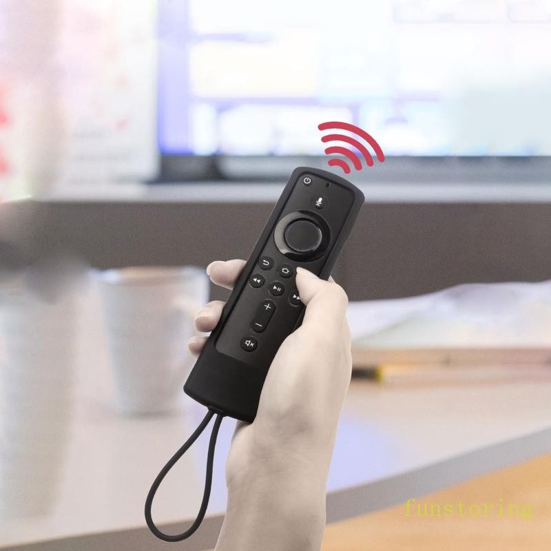 Fun สําหรับกรณีสําหรับ Fire-TV Stick 4K Remote Anti-Slip Soft กันกระแทก Impact-proof Hous