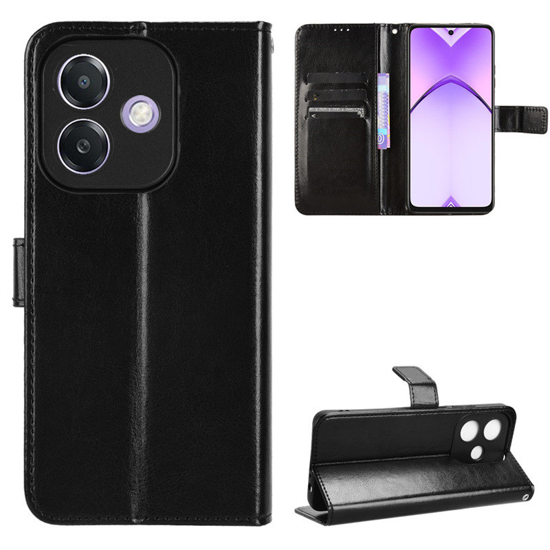 Flip Case OPPO A3X 5G A3 A3X 4G CPH2681 CPH2669 CPH2641 Case Wallet PU Leather Back Cover Stand Phon