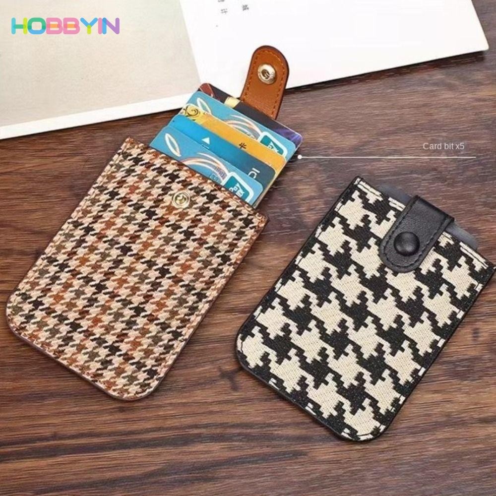 Hobbyin ผู้ถือบัตร, PU หนัง Multi-Slot กระเป๋าเงิน, แฟชั่น Ultrathin หัวเข็มขัดดึงประเภทการ์ดสุภาพสตรี