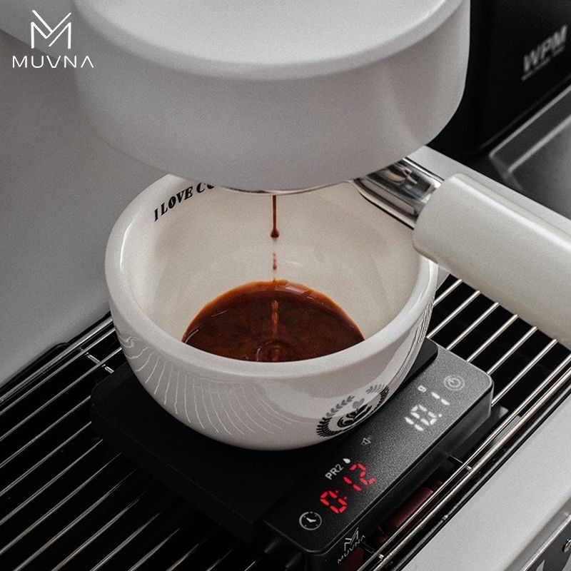 MUVNA MUVNA Espresso Cup Latte Cup Simple Latte Cup Set High Temperature Resistance Palace Style