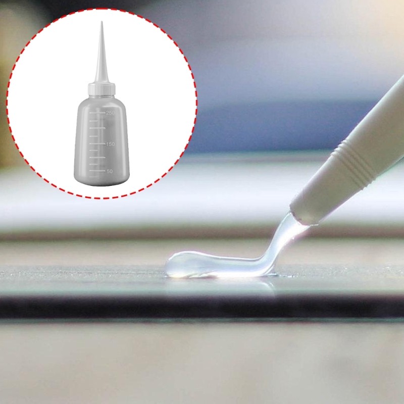 Seas Squeeze Bottles 100ml150ml200ml250ml พลาสติกสําหรับกาวน้ํามันและล้างแอพพลิเคชั่น