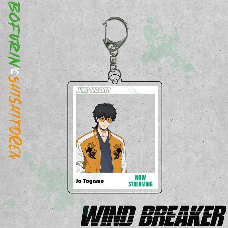 พวงกุญแจอะคริลิคอนิเมะ WIND BREAKER – Sakura Haruka & Hayato Suō พวงกุญแจการ์ดใส | กระเป๋าสะสมเสน่ห์สําหรับแฟนๆ