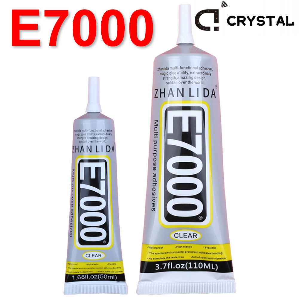 E7000 กาว Rhinestone ผ้าสิ่งทอเสื้อผ้าเครื่องประดับรองเท้า DIY Crafting หนังซ่อมโทรศัพท์ Super กาวแห้งเร็ว