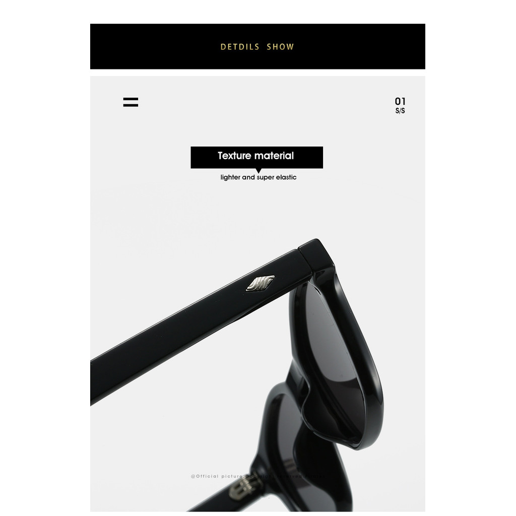 ยุโรปสไตล์อเมริกันใหม่กรอบขนาดเล็กแว่นกันแดดลําแสงเดียวแฟชั่นอินเทรนด์แว่นกันแดดธรรมดาใบหน้าข้าวเล็บแว่นตา - รูปที่ 7