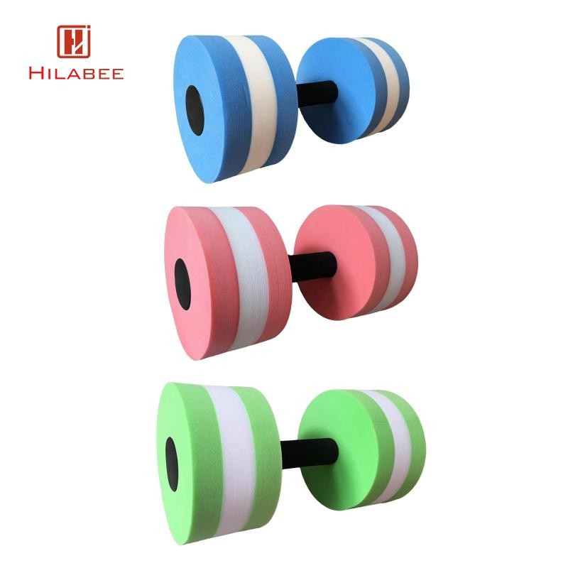 Hilabee Aquatic Dumbbell ออกกําลังกาย Aquatic Dumbbells น้ําหนักน้ํา EVA Dumbbells สําหรับ