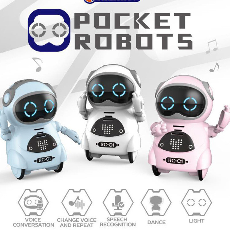 Emo Robot Mascota Inteligente Talking Interactive Voice Recognition บันทึกร้องเพลงเต้นรํา Telling Story มินิหุ่นยนต์ของเล่นเด็กของขวัญ
