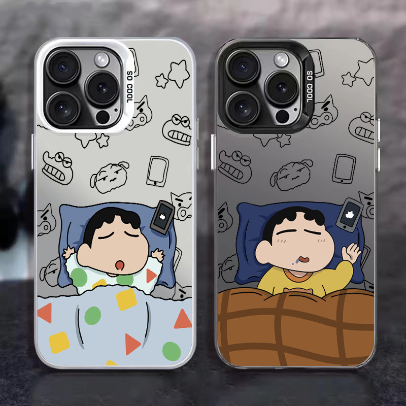 🔥เคสโทรศัพท์แอปเปิ้ล🔥ป้องกันการชนกันป้องกันสกปรก for IPhone 16 11 12 13 14 15ProMax XS X XR 7/8P 14Plus นอนหลับเสี่ยวซิน