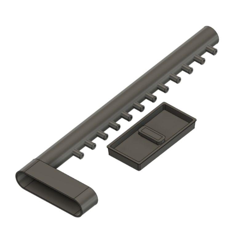 Xiaomi Fish Tank Rain Pipe Mijia Fish Tank ดัดแปลงออกซิเจน Xiaomi Fish Tank Outlet ดัดแปลงหัวออกซิเจ