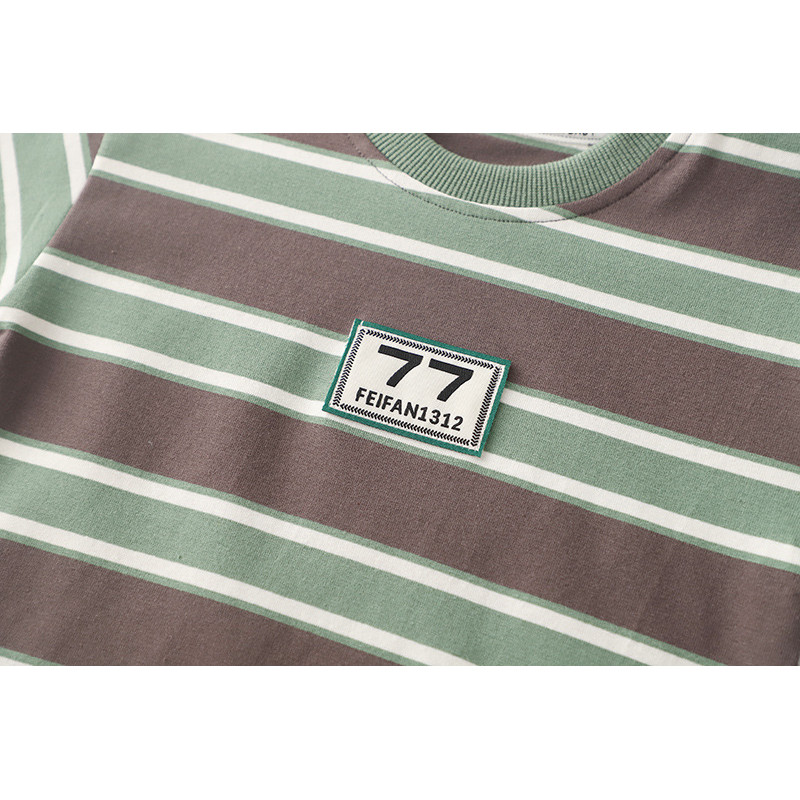 ใหม่เด็กชายหญิงเสื้อผ้าชุดทารกตัวหนาลายหมายเลข77เสื้อยืด+กางเกงขาสั้นผ้ายีนส์2ชิ้นชุดเด็กชุดลําลองเด็กเสื้อผ้าแฟชั่น - รูปที่ 4