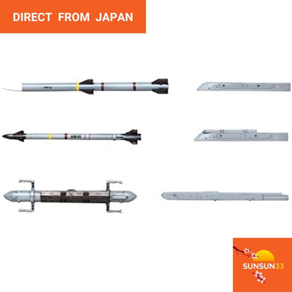 【Direct from Japan】Hasegawa 1/72 US Air Force Aircraft Weapon VIII American Missile Missile และ POD 