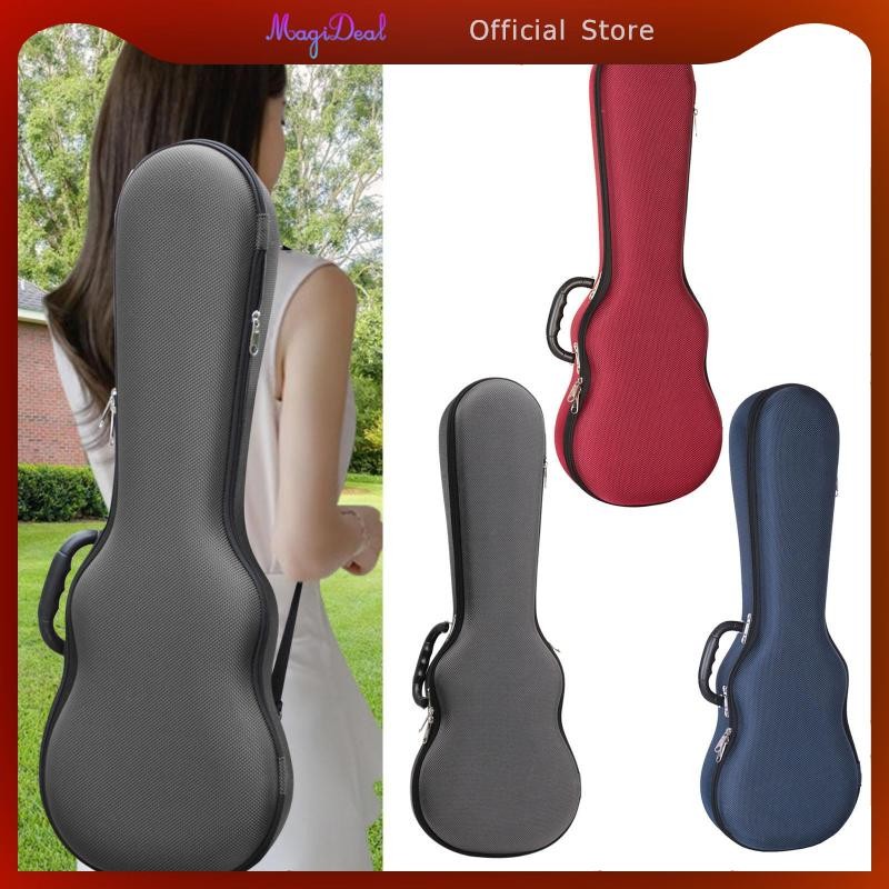 [MAGIDEAL] Ukulele Carry Bag สําหรับ Ukulele 21 นิ้ว, เคสบุนวมสําหรับเดินทางและประสิทธิภาพ