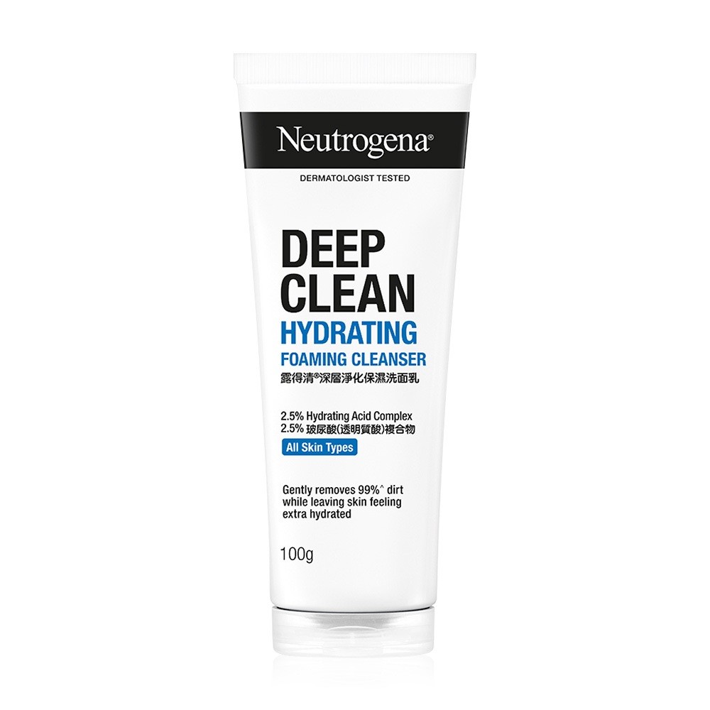 ถูกที่สุด Neutrogena Deep Clean Hydrating Foaming Cleanser 100g โฟมล้างหน้าล็อคความชุ่มชื้น