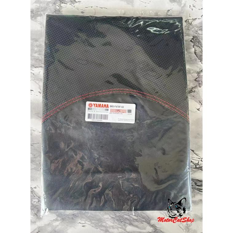 ผ้าคลุมเบาะ Yamaha NVX155 V1 V2 Yamaha (B65-F470F-02) สายแดง