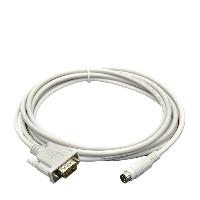 เหมาะสําหรับ Mitsubishi PLC และ Mitsubishi Touch Screen การสื่อสารสาย GT01-C30R4-8P สาย FX-50DU-CAB0