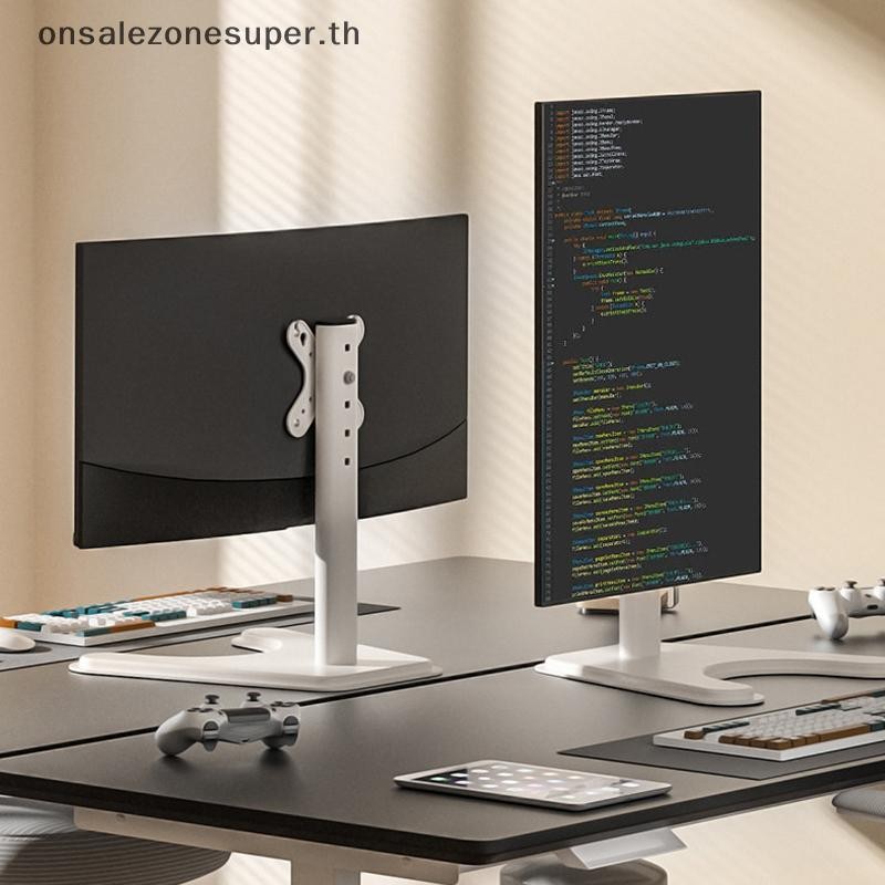 Ons จอคอมพิวเตอร์โต๊ะขาตั้งแขนที่วางหน้าจอ PC 17 ~ 32 นิ้วฐานขนาดใหญ่ Stable ปรับความสูงได้ Mounts LCD LED พร้อมขายึดที่